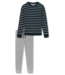 badstof pyjama nachtblauw