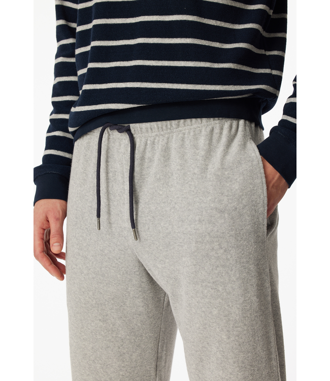 badstof pyjama nachtblauw