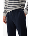 badstof pyjama grijs melange
