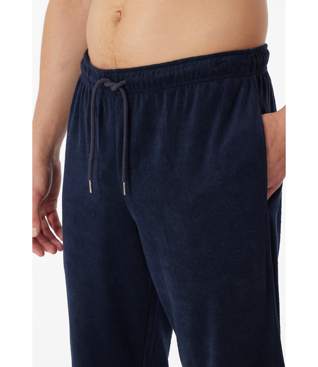 badstof pyjama grijs streep