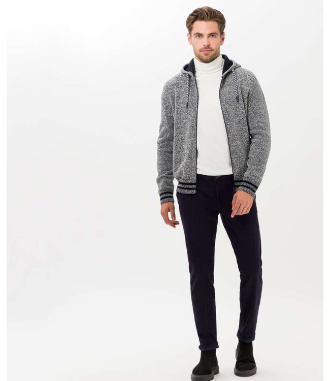 Silvio modern fit chino marine