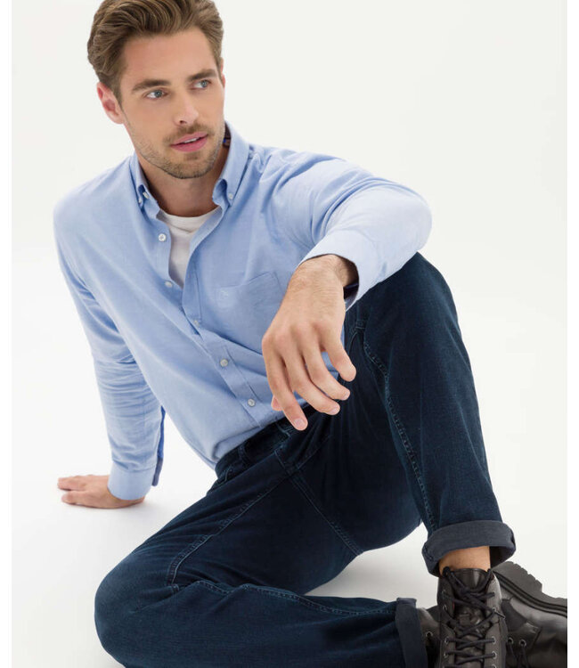 Chuck modern fit jeans donkerblauw