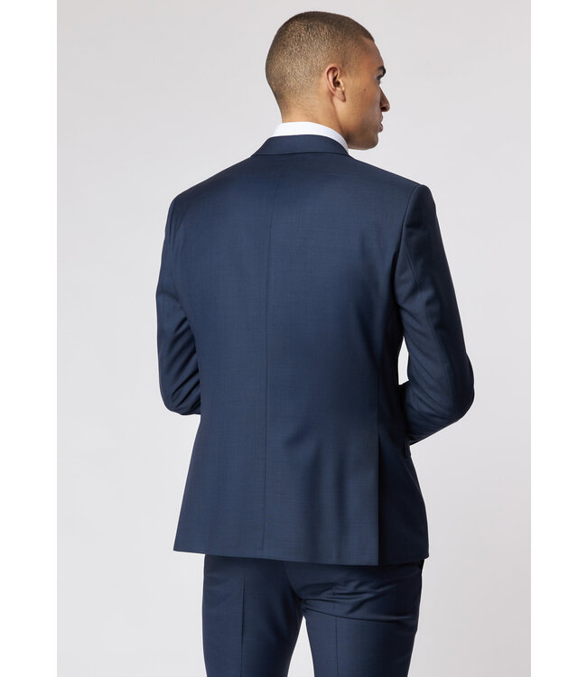 slim fit Marlane kostuum blauw