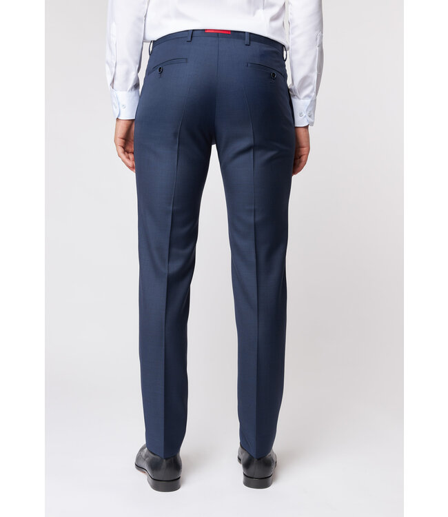 slim fit Marlane kostuum blauw