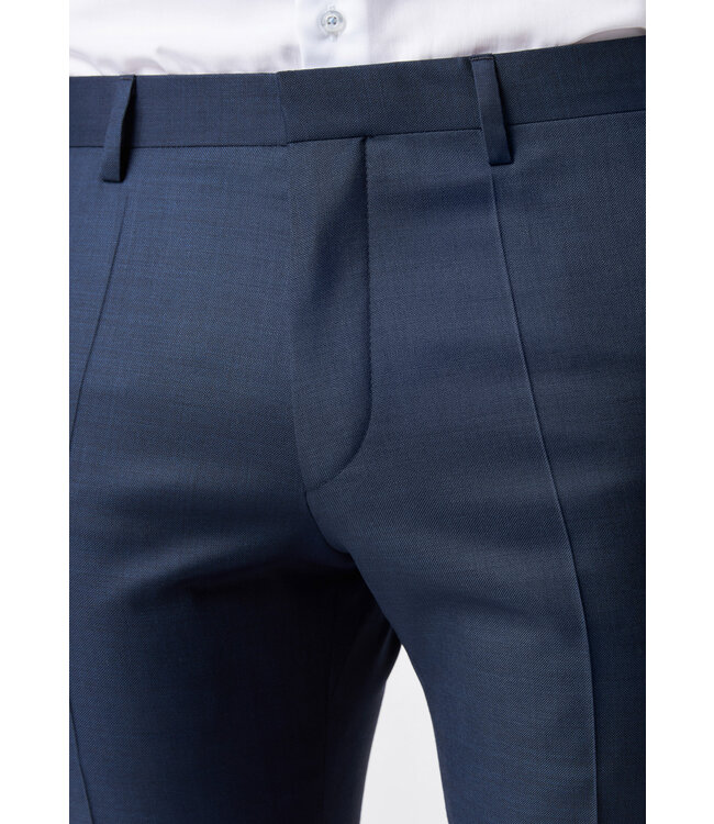 slim fit Marlane kostuum blauw