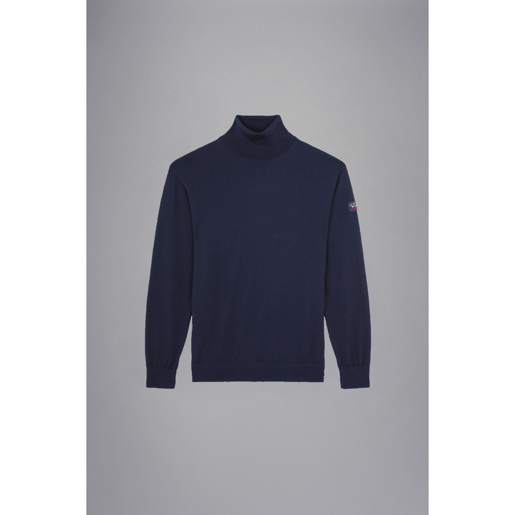 Paul & Shark basic merino wollen coltrui marine