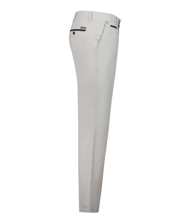 Benny-3 modern fit zomer chino krijt