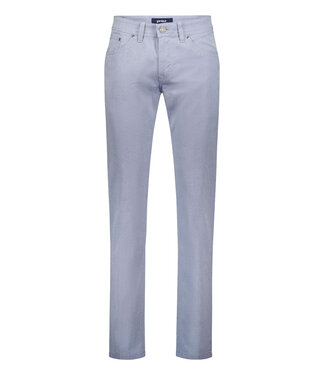 Gardeur Sandro slim fit zomer 5-pocket lichtblauw