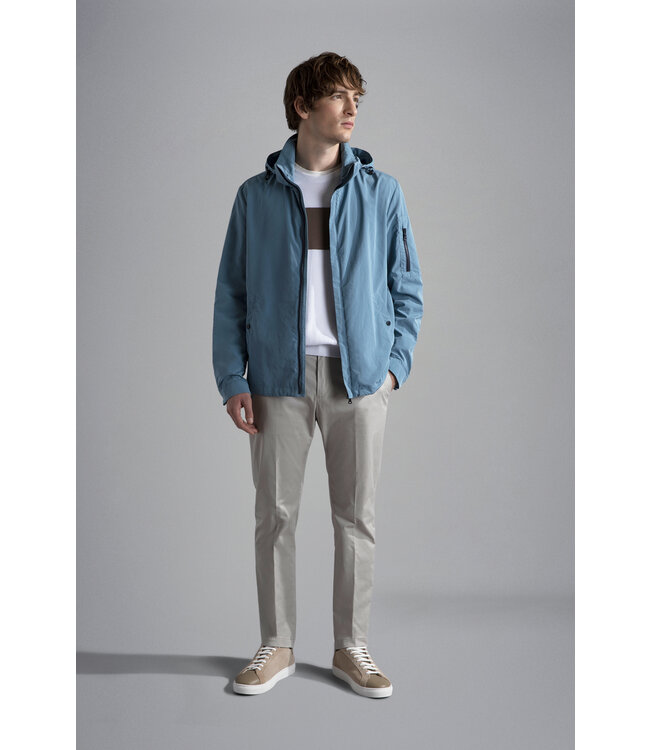 Supima katoenen trui bruin balk