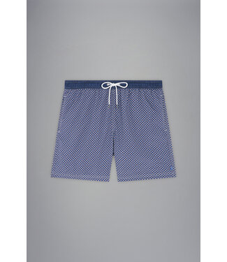 Paul & Shark zwemshort geometrisch blauw
