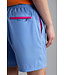 zwemshort micro patroon blauw