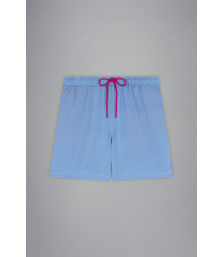 Paul & Shark zwemshort micro patroon blauw