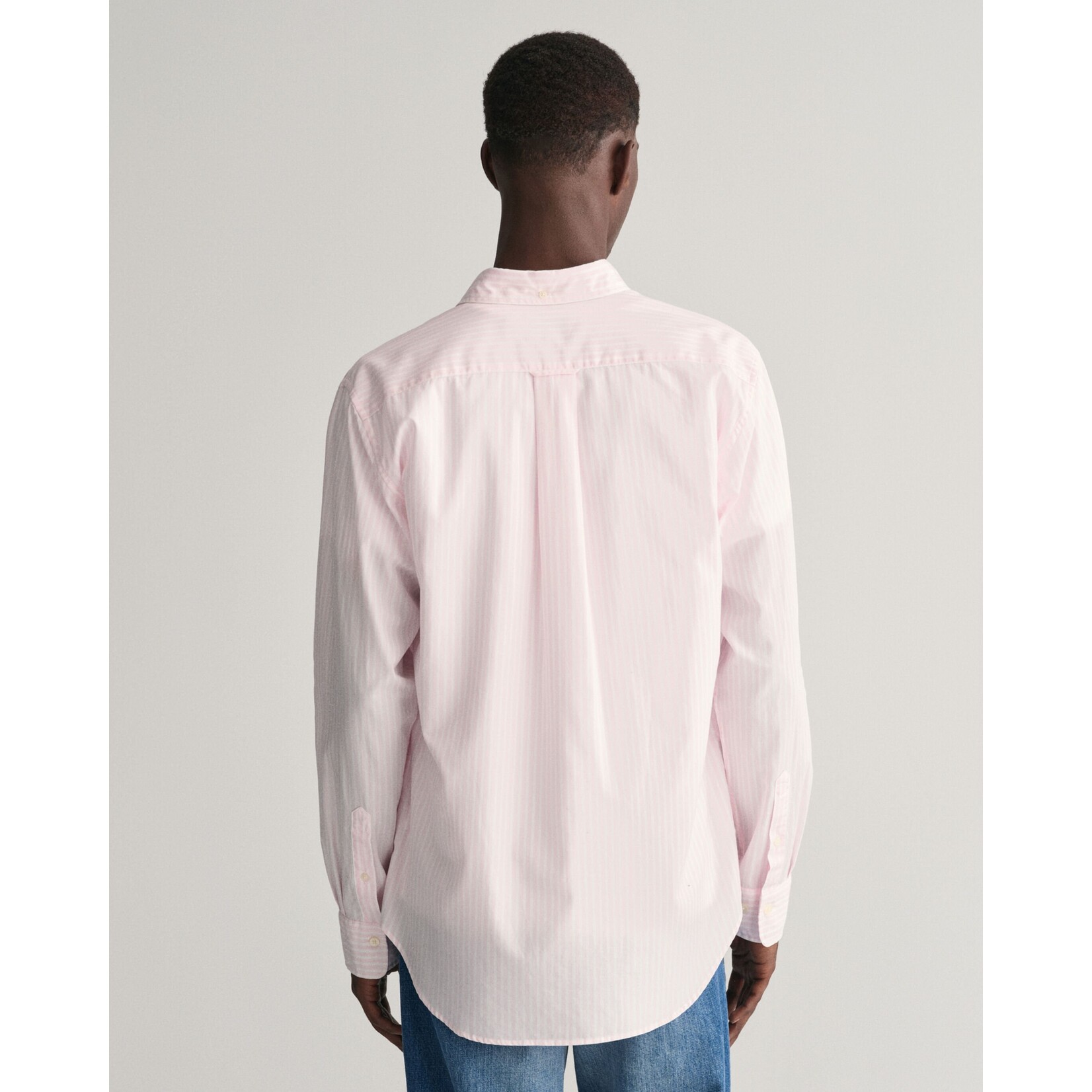 GANT regular fit overhemd roze streep