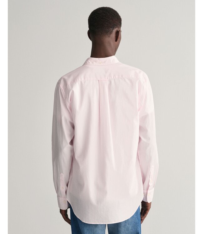 regular fit overhemd roze streep