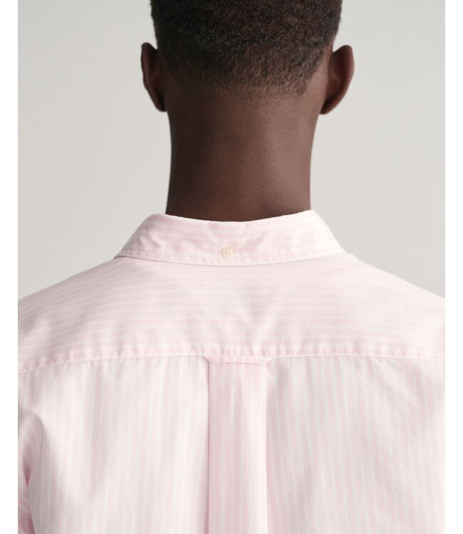 regular fit overhemd roze streep