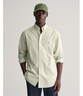 GANT regular fit overhemd matcha ruit
