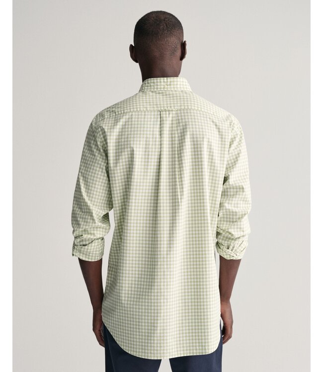 regular fit overhemd matcha ruit