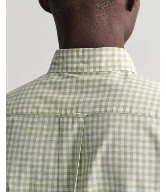 regular fit overhemd matcha ruit