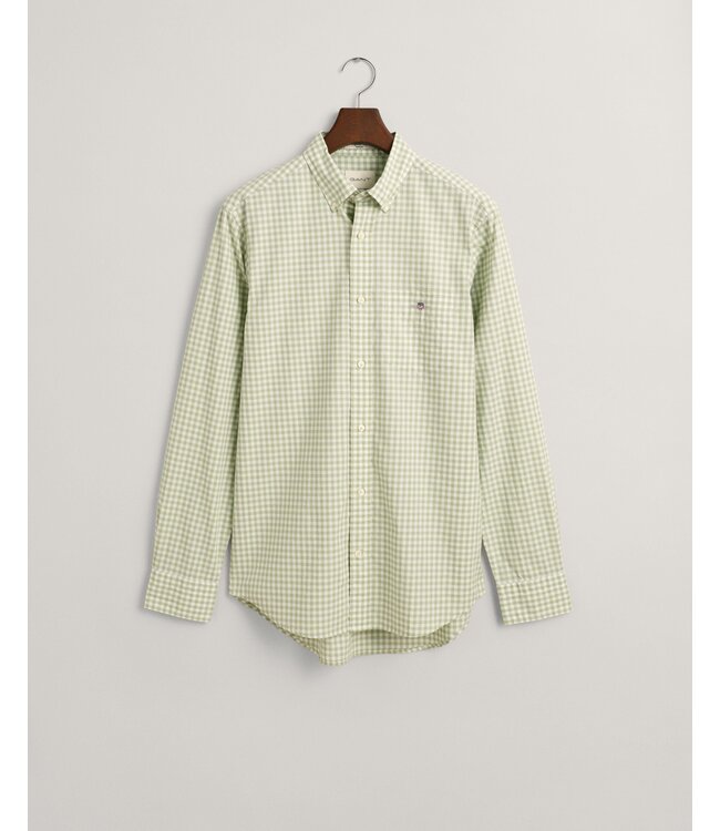 regular fit overhemd matcha ruit