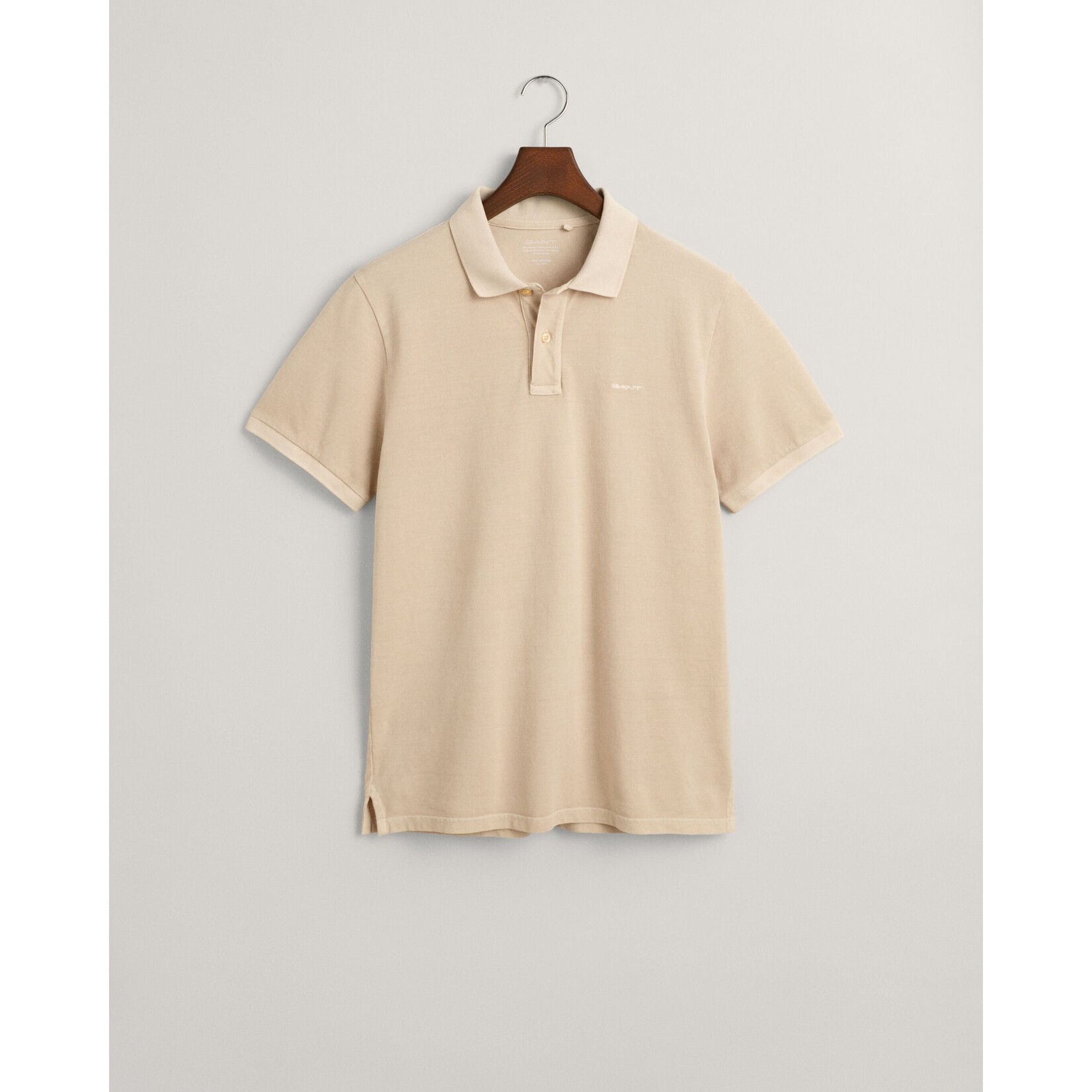 GANT sunfaded piqué polo beige