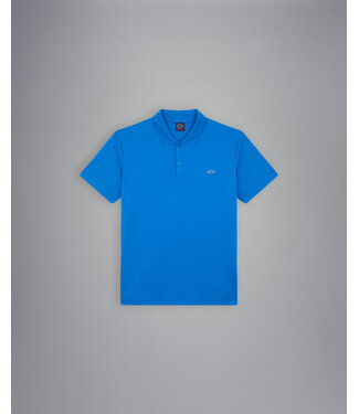 Paul & Shark basic korte mouw piqué polo cobalt