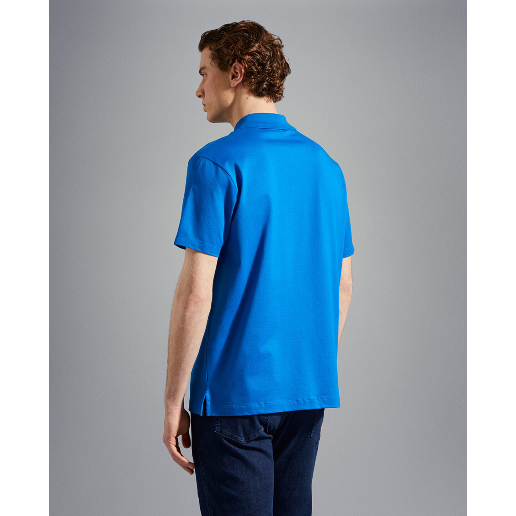 Paul & Shark basic korte mouw piqué polo cobalt