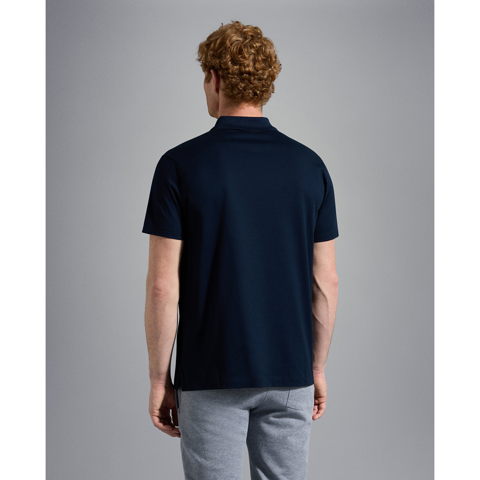 Paul & Shark basic korte mouw piqué polo marine