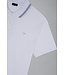 korte mouw piqué polo wit