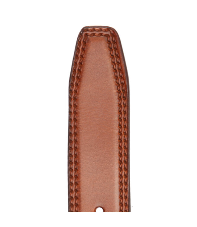 Manovo leren riem cognac