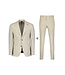 2-delig slim fit zomerpak beige