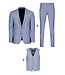 Roy Robson 3-delig slim fit zomerpak bleu