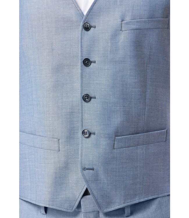 3-delig slim fit zomerpak bleu