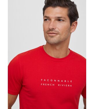 T-shirt logo print rood T-shirt logo print rood