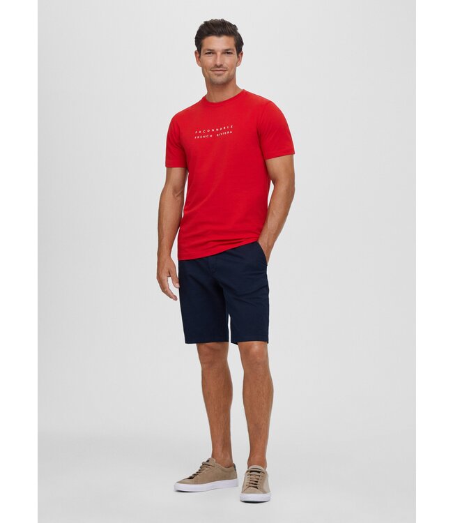 T-shirt logo print rood