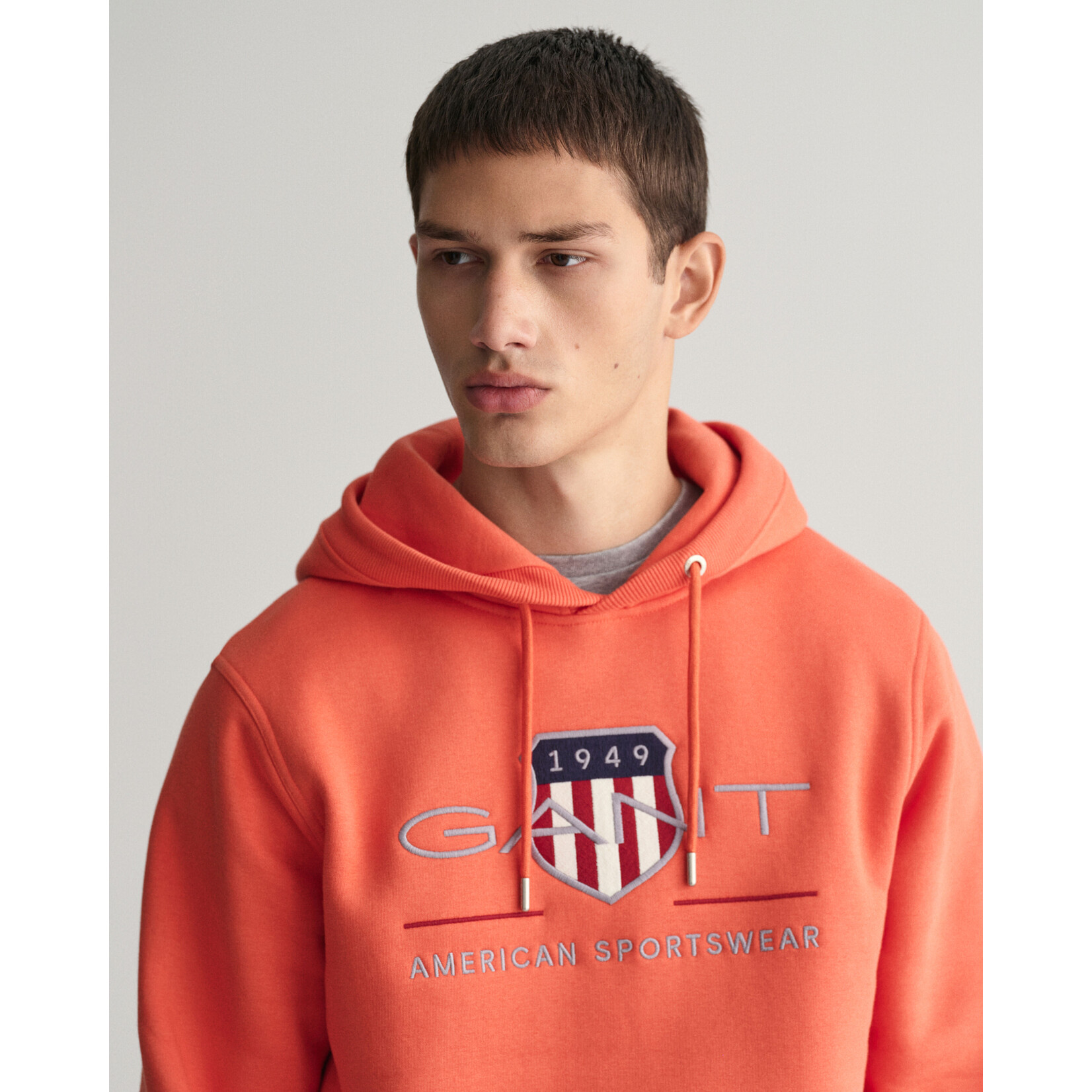 GANT archive shield hoodie oranje