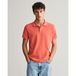 GANT sunfaded piqué poloshirt oranje