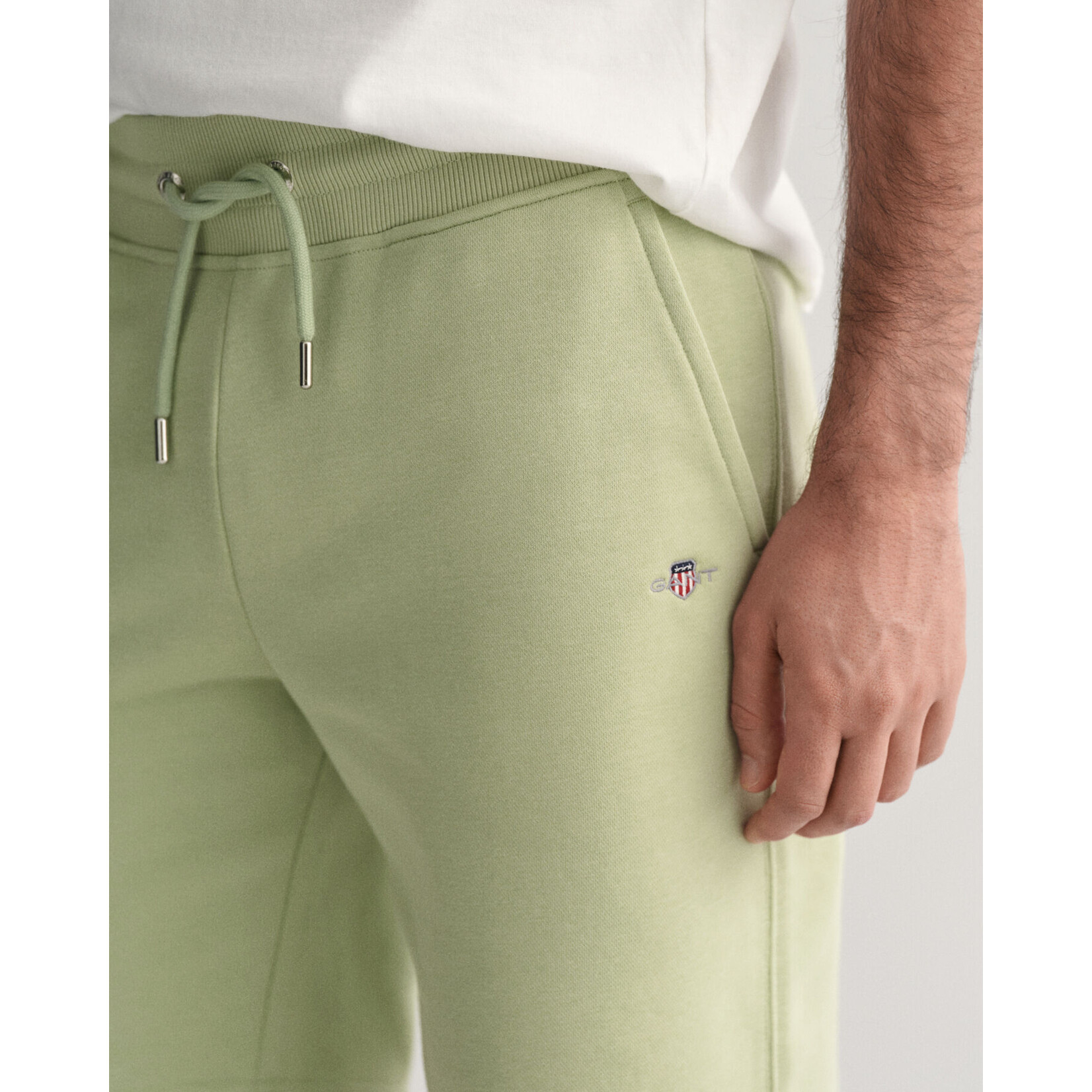 GANT shield joggingshort matcha groen