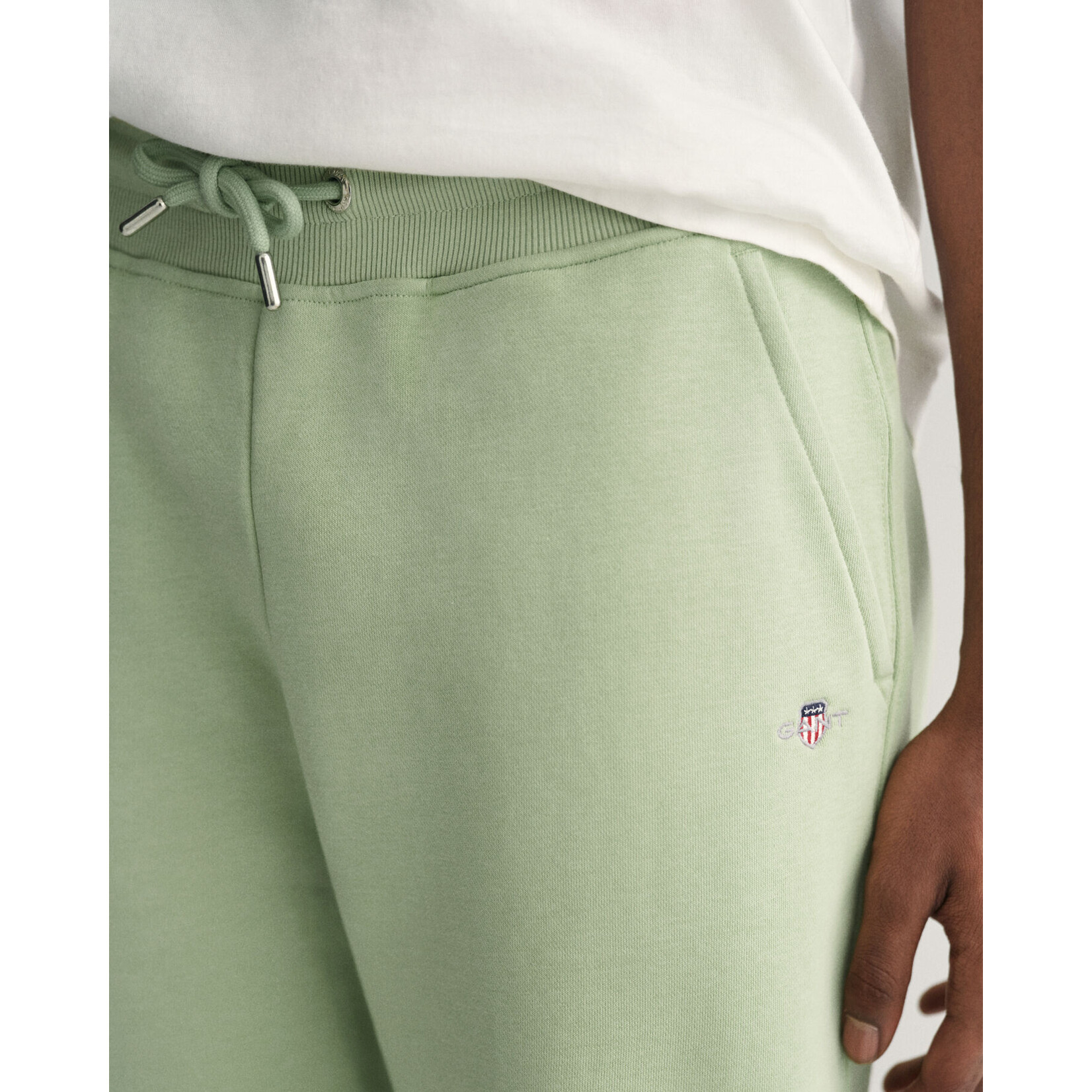 GANT shield joggingbroek matcha groen