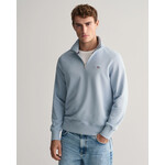 GANT shield sweatshirt met korte rits bleu