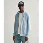 GANT shield hoodie met ritssluiting bleu