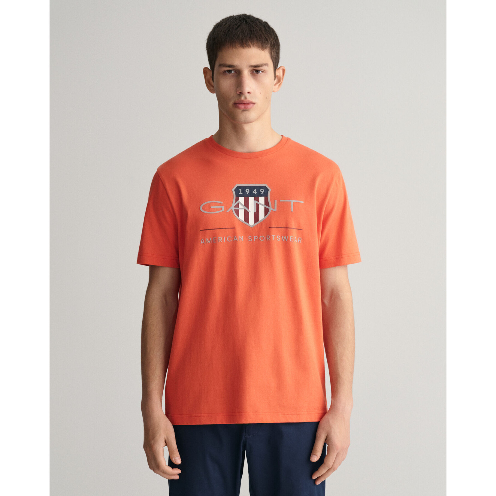 GANT archive shield T-shirt oranje