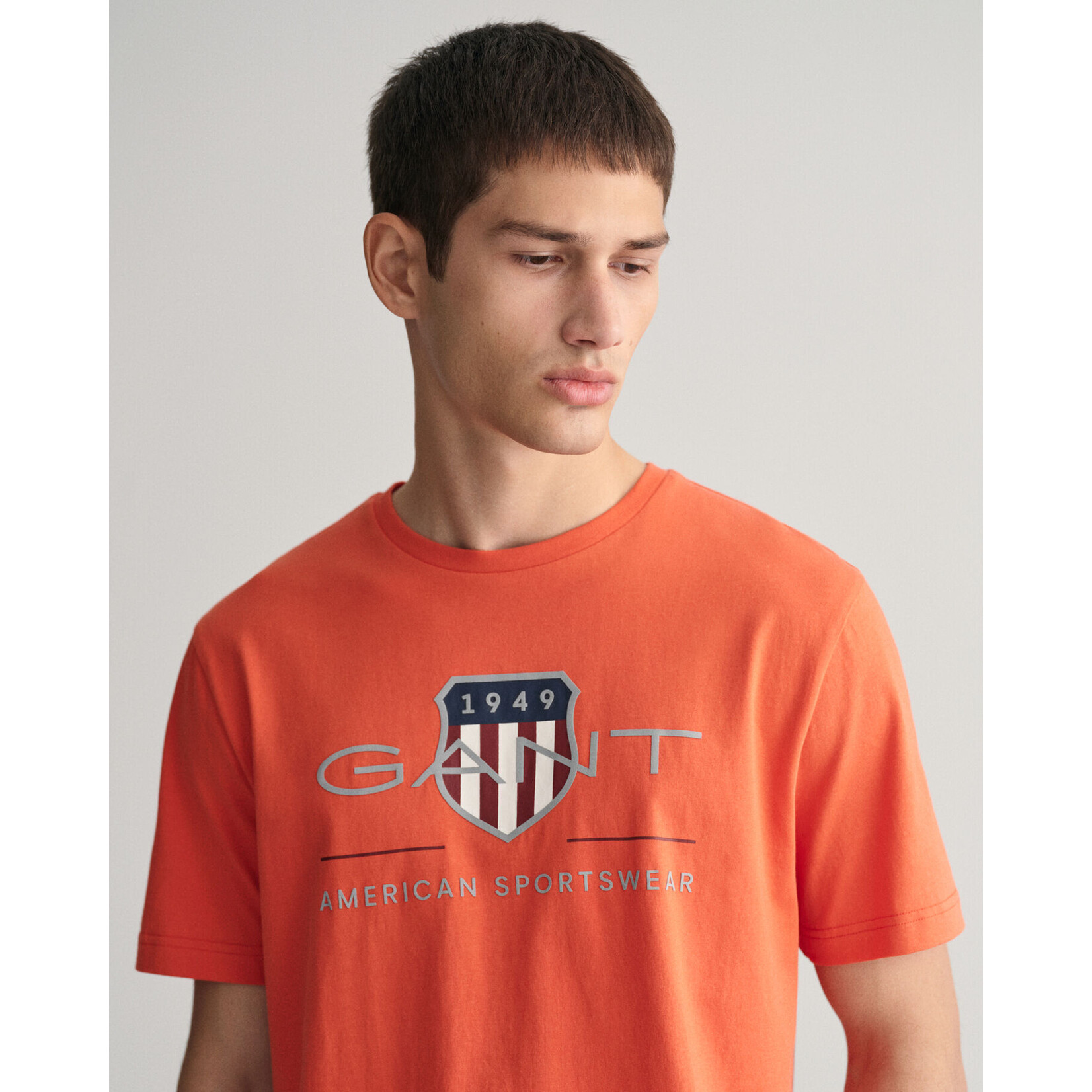 GANT archive shield T-shirt oranje