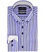 regular fit overhemd blauw streep