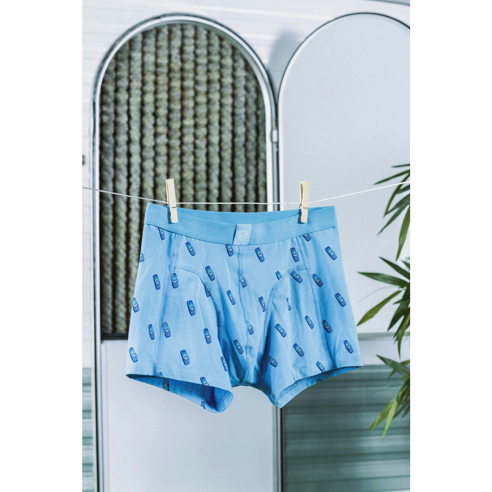 A-dam Underwear boxer Blue Mobile