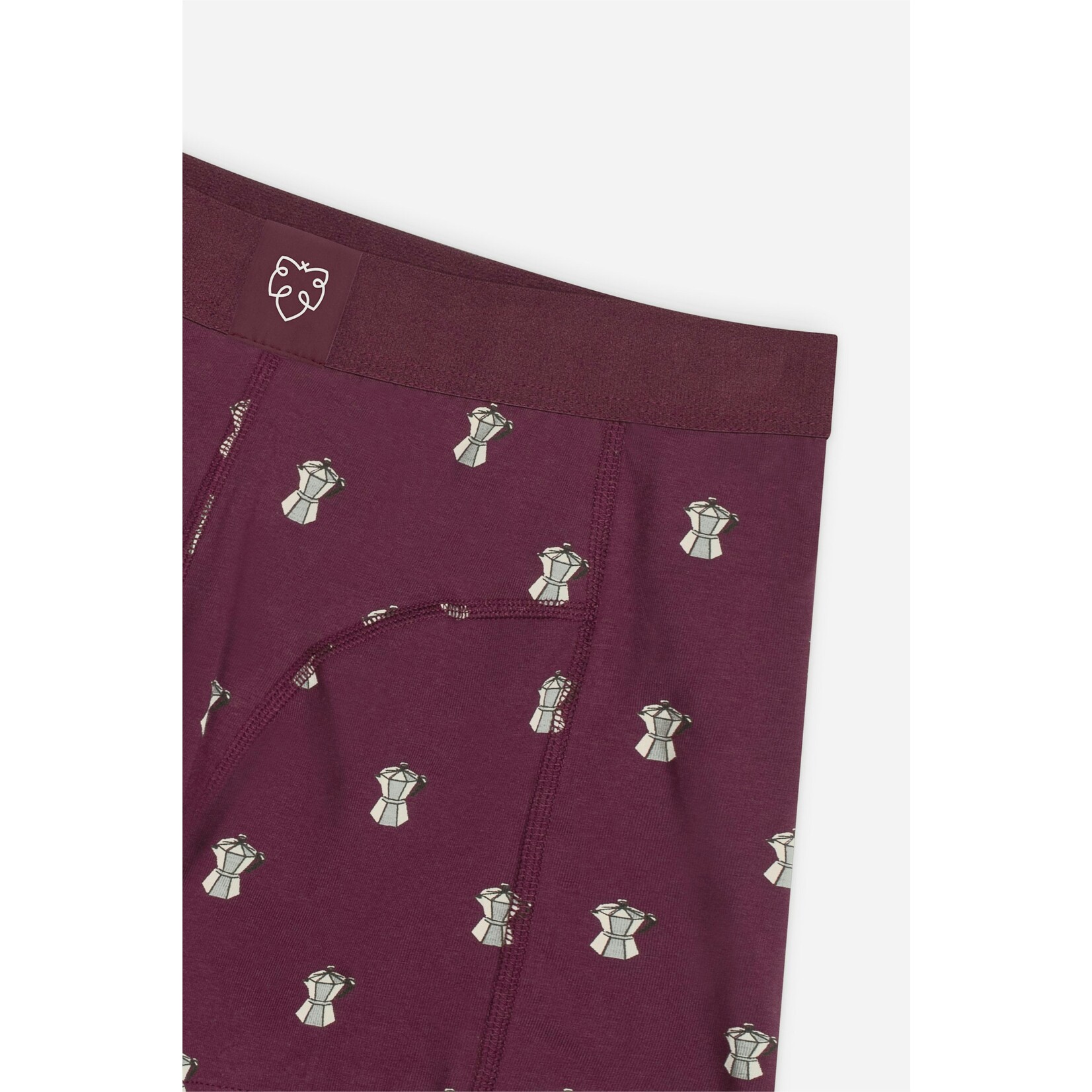 A-dam Underwear boxer Burgundy Percolator