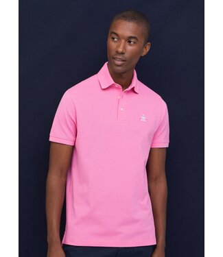 Façonnable korte mouw pima piqué polo sundea roze
