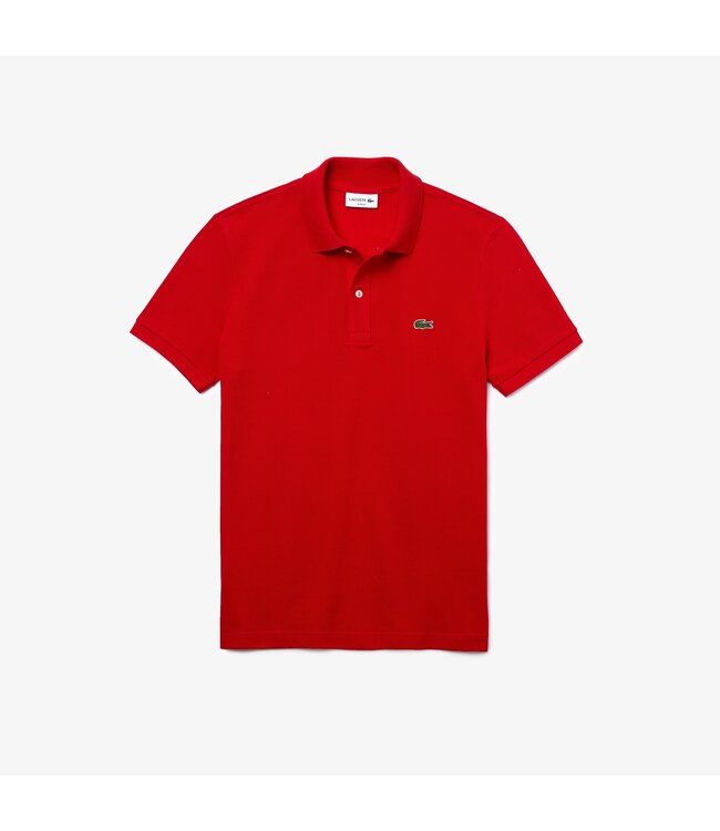 polo korte mouw rood