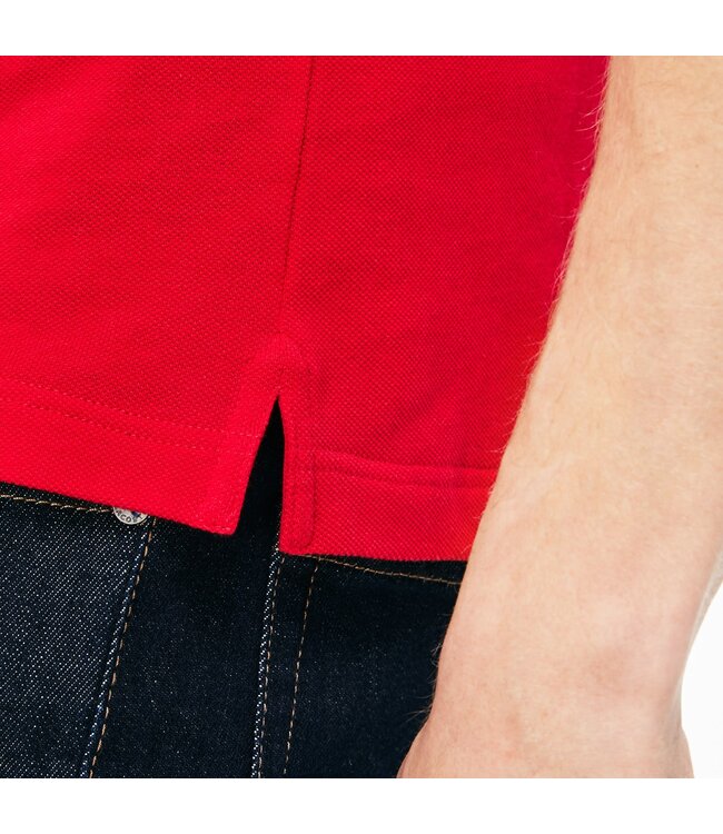 polo korte mouw rood