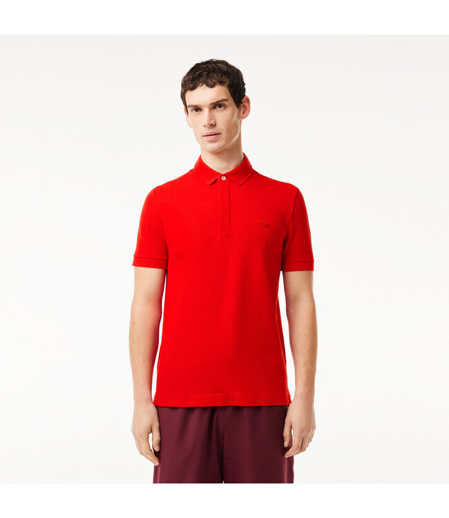 Smart Paris korte mouw polo rood