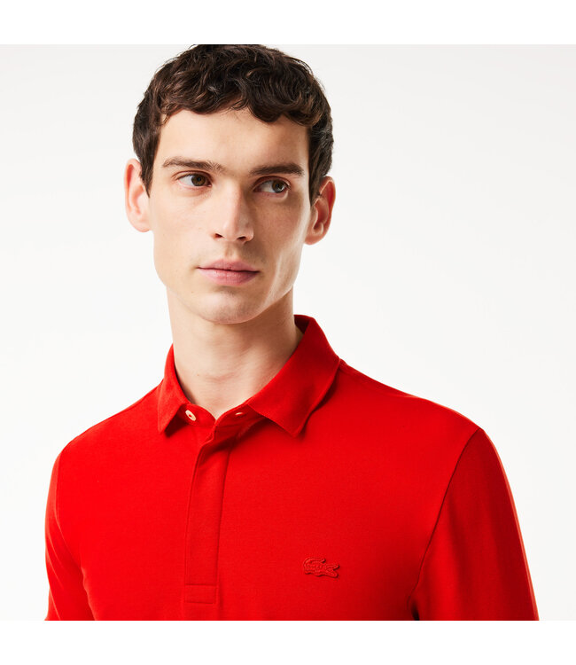 Smart Paris korte mouw polo rood
